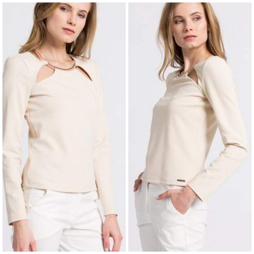 New GUESS BY MARCIANO Long Sleeve Blouse SZ S